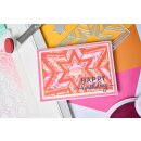 Sizzix Thinlits Die by Stacey Park Cosmopolitan Christmas, Star Bright 5 PCS