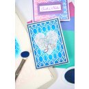 Sizzix Stencil by Stacey Park Cosmopolitan, Golden Rings #2