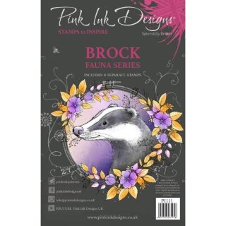 Pink Ink Design Brock A5 Clear Stamp