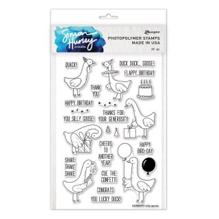 Simon Hurley Spellbinders Silly Goose Dies & Stamp Set