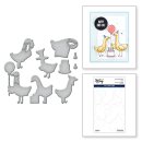 Simon Hurley Spellbinders Silly Goose Dies & Stamp Set