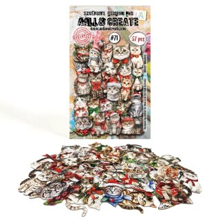 Ephemera Die-Cuts A6 Winter Whiskers