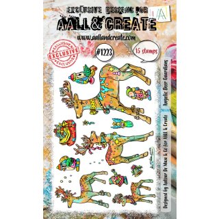 Stamp Set A6 Angelic Deer Guardians