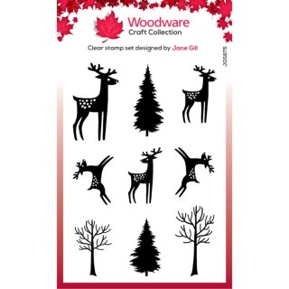 Paintable Baubles Reindeer Fillers Clear Stamps