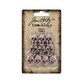 Tim Holtz Halloween Skulls 10 Stück