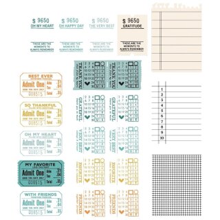 Sizzix Framelits Die w/Stamps by 49 and Market A5 Forever Journal Essentials (17+4pcs)