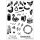 Sizzix Clear Stamps by Catherine Pooler 12 Days of Christmas (30pcs)