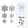 Spellbinders Simon Hurley Layering Snowflakes Etched Dies