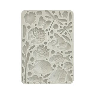 Stamperia Forest Silicon Mould A5 Fish and Dragonfly