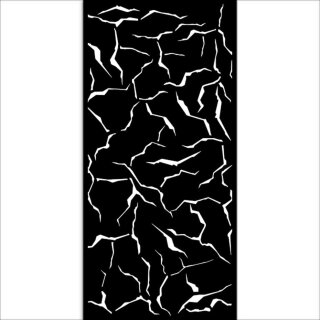 Stamperia Golden Harmony Thick Stencil 12x25cm Crackle