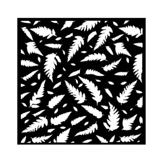 Stamperia Forest Thick Stencil 18x18cm Leaves Pattern