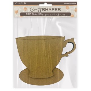 Stamperia MDF Kaffeetasse 12x14cm 1 Set