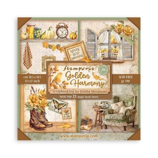 Golden Harmony 12x12 Inch Paper Pack Maxi