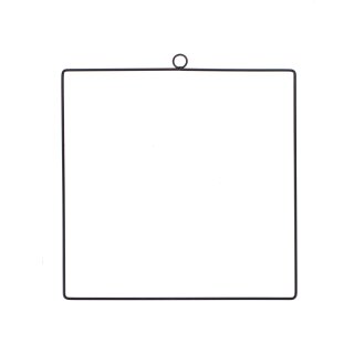 Glorex Metallrahmen schwarz Quadrat 25cm