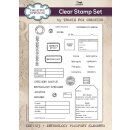 Tracie Fox Clear Stamp Entomology Passport Elements