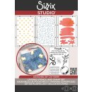 Sizzix Studio Stamps & Stencils Set Create by Cat Kerr