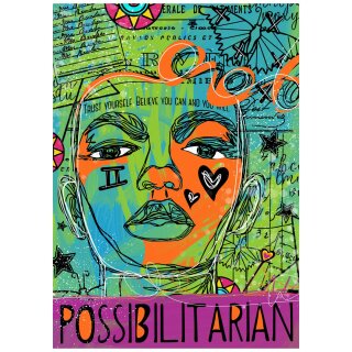 Sizzix Studio Stamps & Stencils Set Possibilitarian by Cat Kerr