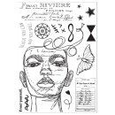 Sizzix Studio Stamps & Stencils Set Possibilitarian by Cat Kerr