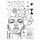 Sizzix Studio Stamps & Stencils Set Possibilitarian by Cat Kerr