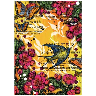 Sizzix Studio Stamps & Stencils Set The Visiter by Cat Kerr