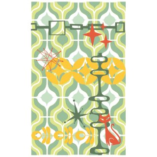 Sizzix Studio Stamps & Stencils Set Retro by Vic Hollins