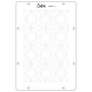 Sizzix Studio Stamps & Stencils Set Retro by Vic Hollins