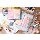 Sizzix Studio Stamps & Stencils Set Retro by Vic Hollins