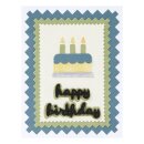 Spellbinders Pinking Birthday Rectangles Etched Dies