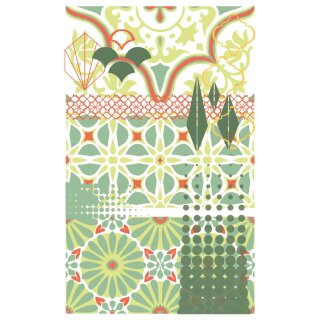 Sizzix Studio Stamps & Stencils Set Geometric by Vic Hollins