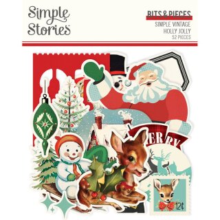 Simple Vintage Holly Jolly Bits & Pieces