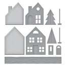 Spellbinders Mantle Village Etched Dies