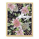 Spellbinders Festive Poinsettias Press Plate