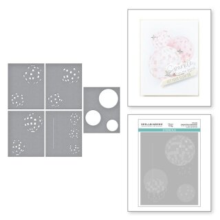 Spellbinders Layered Disco Impressions Stencils
