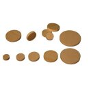 Holzstreuteile Rund 70 Stück