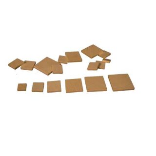 Holzstreuteile Rund 70 Stück