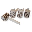 Rollboy mit Schneeflocken Motiv 17x4,5cm