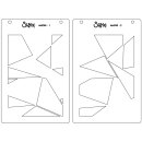 Sizzix Stencil by Stacey Park Cosmopolitan, Down the Line #2 (2pcs)