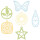 Sizzix Thinlits Die by Eileen Hull Charms (6pcs)