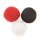 Pompons rot,schwarz,weiss 20mm zu 50 Stk.
