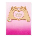 Spellbinders Heart Hands Etched Dies