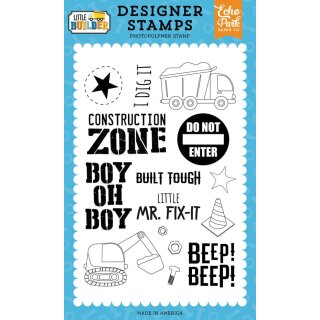 ittle Builder Designer Stamps Construction Zone