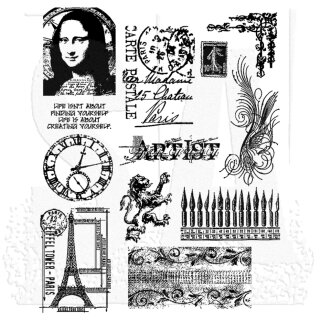 Tim Holtz Mini Classics Tim Holtz Cling Stamps