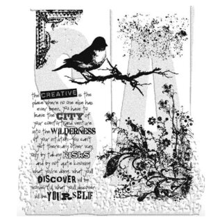 Tim Holtz Urban Tapestry Tim Holtz Cling Stamps
