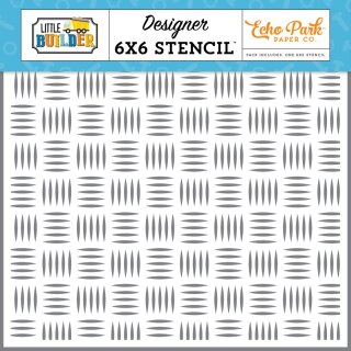 Schablone Little Builder Stencil Built Tough Tread