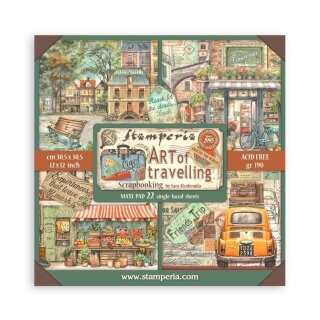Art of Travelling 12x12 Inch Paper Pack Maxi