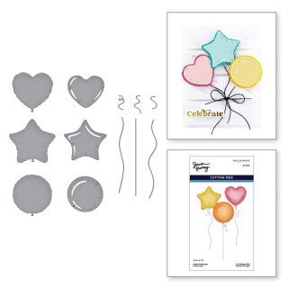 Spellbinders Mylar Balloons Etched Dies