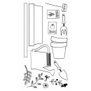 Sizzix Clear Stamps by Catherine Pooler Greenhouse Finds (14pcs)