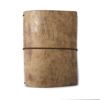 Hinged To The Past Art Journal Stonewashed Brown Passport