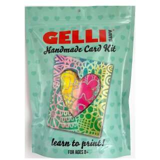 Gelli Art Kit Handmade Card
