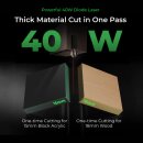 xTool S1 Diodenlaser 40W schwarz Deluxe Bundle